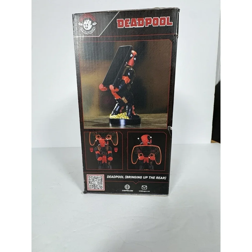 Cable Guys Marvel Deadpool Bringing Up The Rear Phone Controller Holder w/ Box